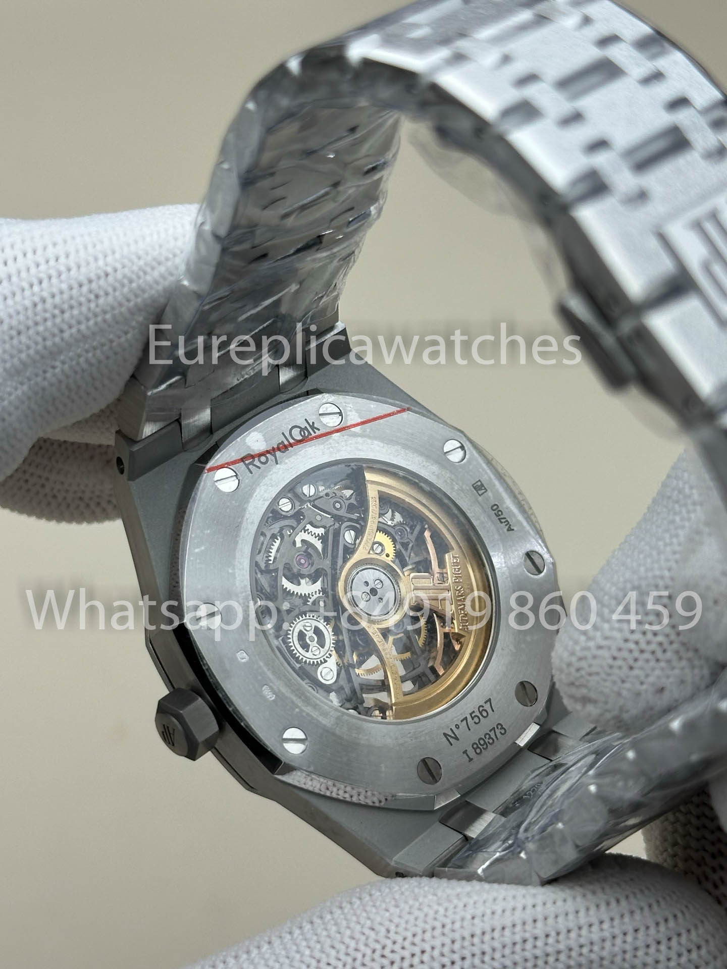 Audemars Piguet Royal Oak 15416 Frosted Gold versão melhor 1:1 THB Fabbrica