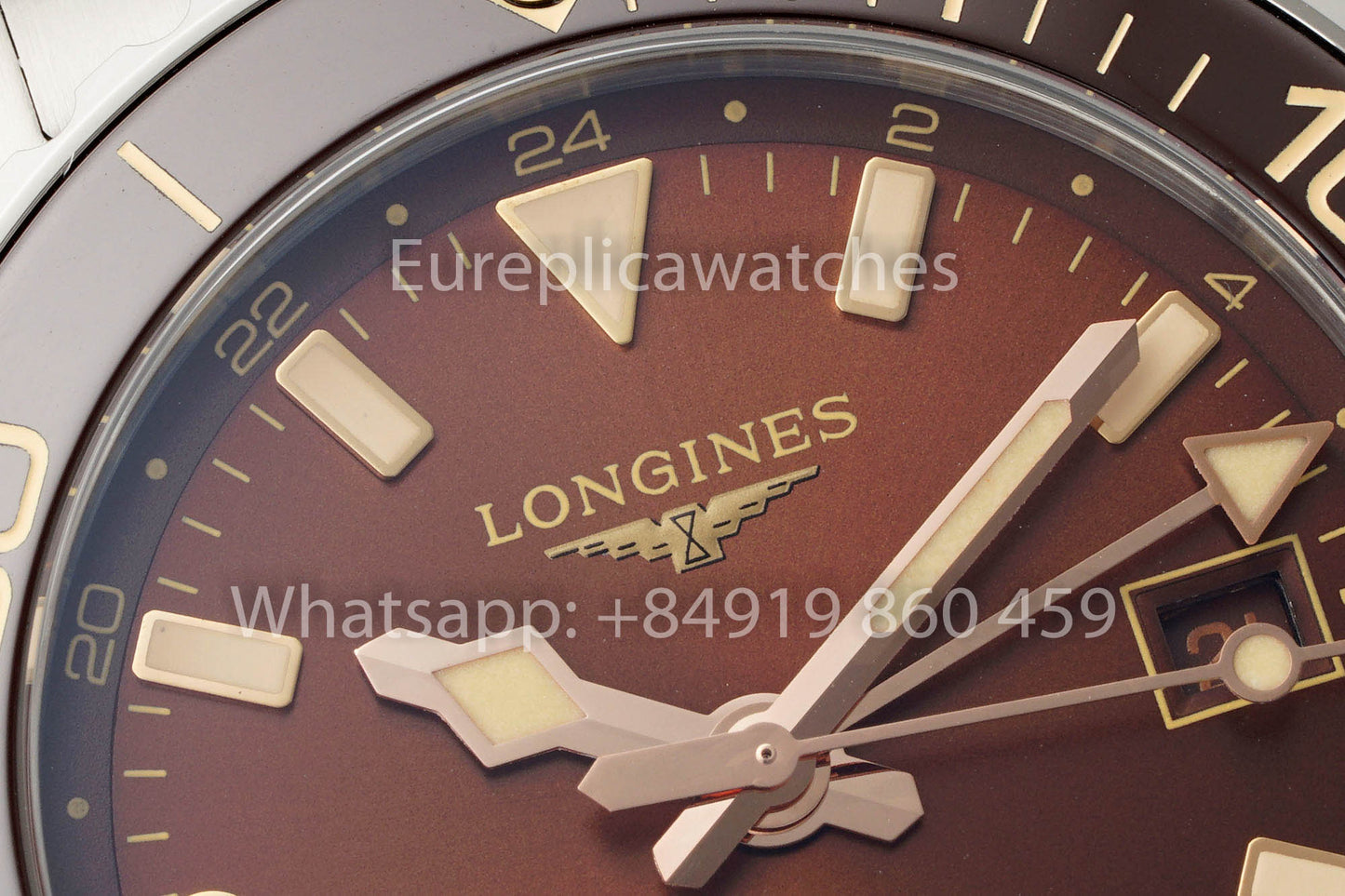 Longines HydroConquest GMT L3.790.4.66.6 acciaio inossidabile versione migliore 1:1 AF Fabbrica