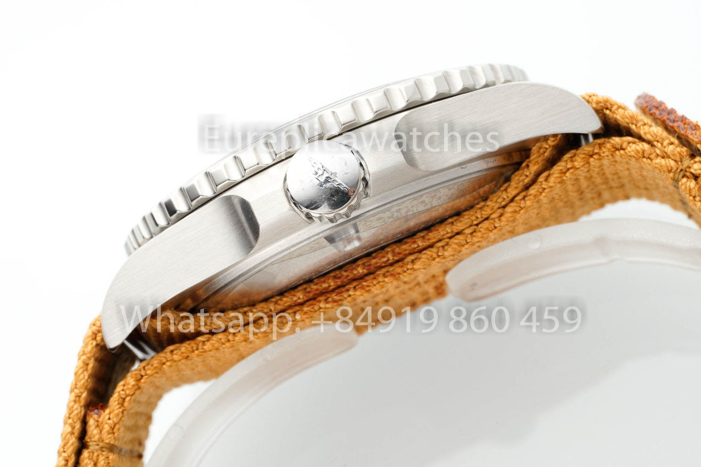 Longines HydroConquest GMT L3.790.4.66.2 Cinturón con velcro amarillo versión mejorada 1:1 AF Fabbrica