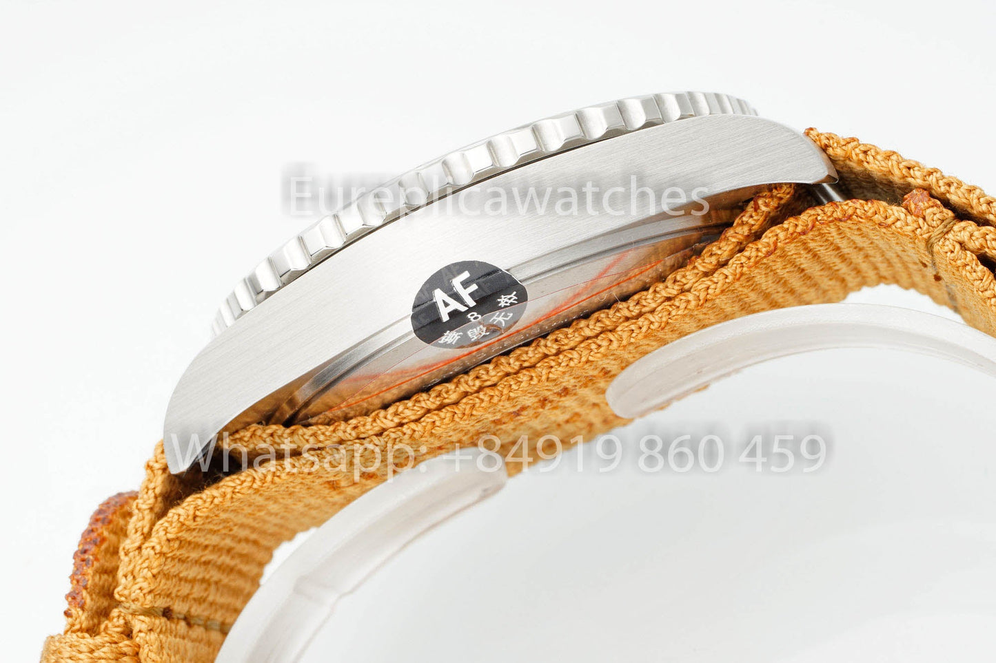 Longines HydroConquest GMT L3.790.4.66.2 Cinturón con velcro amarillo versión mejorada 1:1 AF Fabbrica