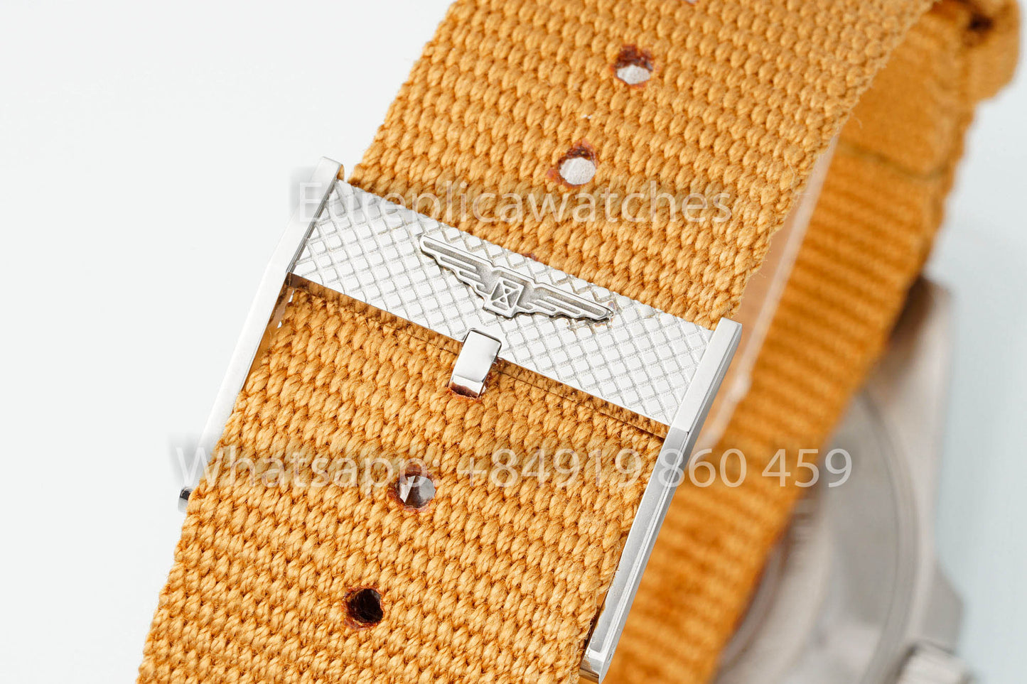 Longines HydroConquest GMT L3.790.4.66.2 Cinturón con velcro amarillo versión mejorada 1:1 AF Fabbrica