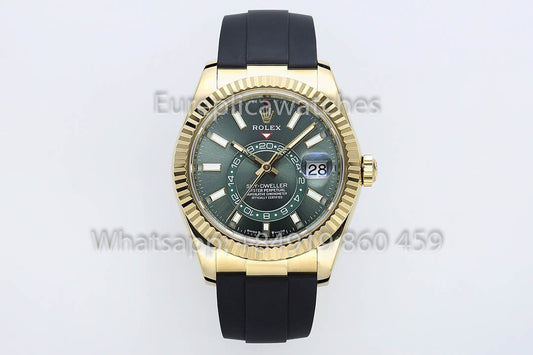 Rolex Oyster Perpetual Sky-Dweller Olive Green Dial versione migliore 1:1 ZF Fabbrica