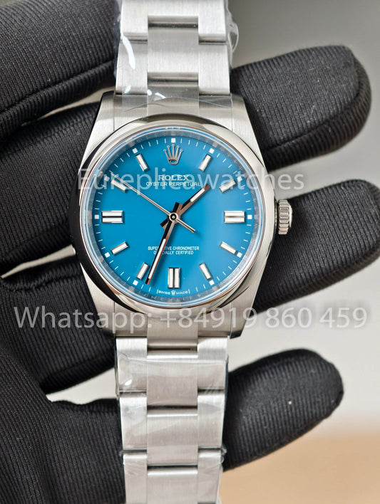 Rolex Oyster Perpetual M126000 36mm KRF Fabbrica versione migliore 1:1 Blue Dial