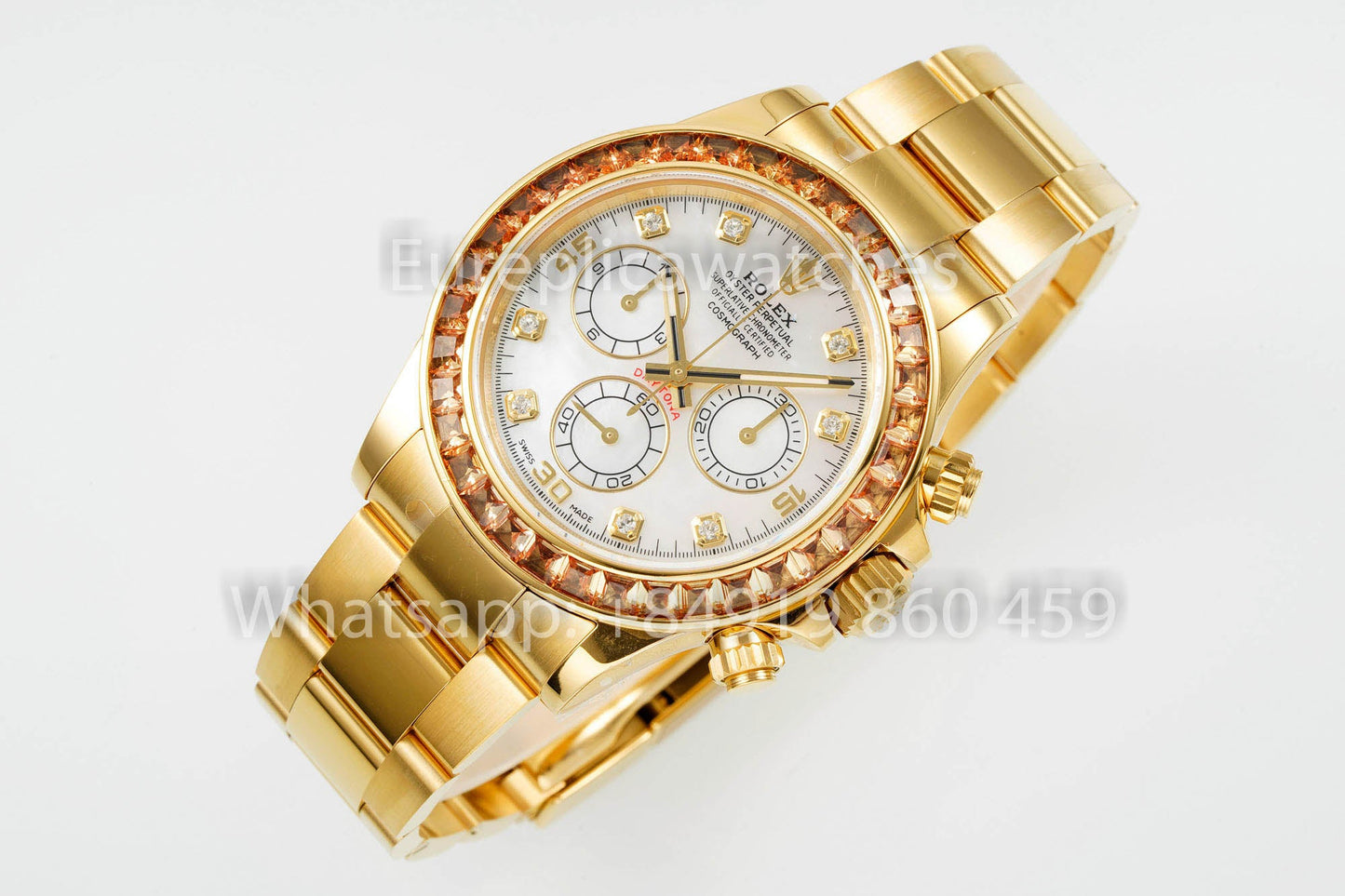 PPM Customized Modified Rolex Daytona White Dial versione migliore 1:1 Yellow Gold