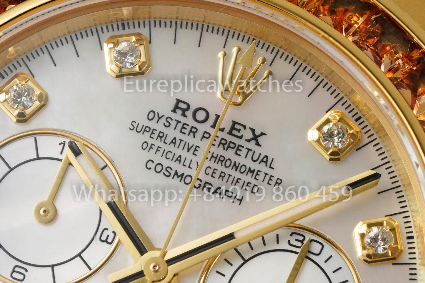 PPM Customized Modified Rolex Daytona White Dial versione migliore 1:1 Yellow Gold