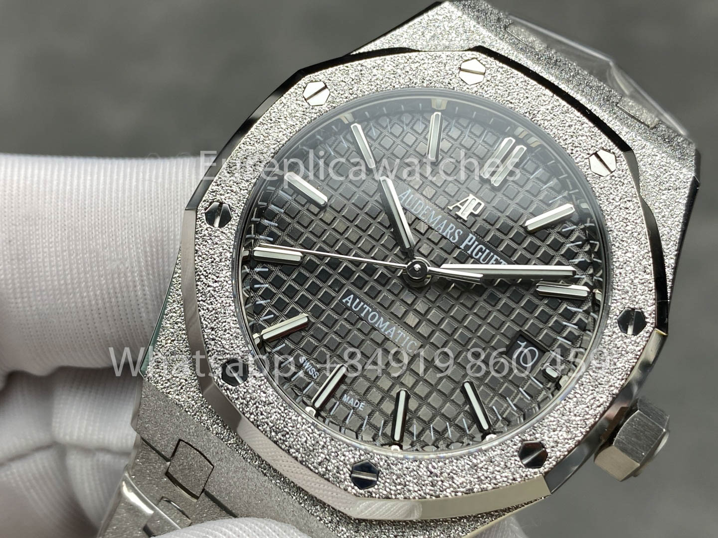 Audemars Piguet Royal Oak 15510ST.OO.1320ST.01 Frosted Oro versione migliore 1:1 APS Fabbrica Grigio quadrante