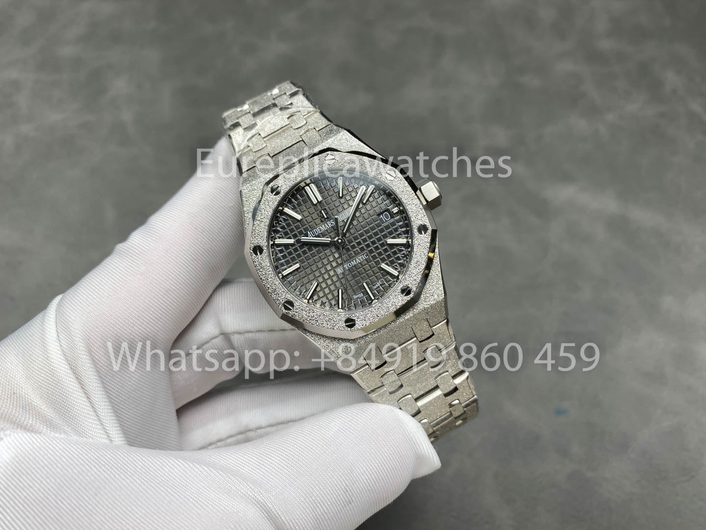 Audemars Piguet Royal Oak 15510ST.OO.1320ST.01 Frosted Oro versione migliore 1:1 APS Fabbrica Grigio quadrante