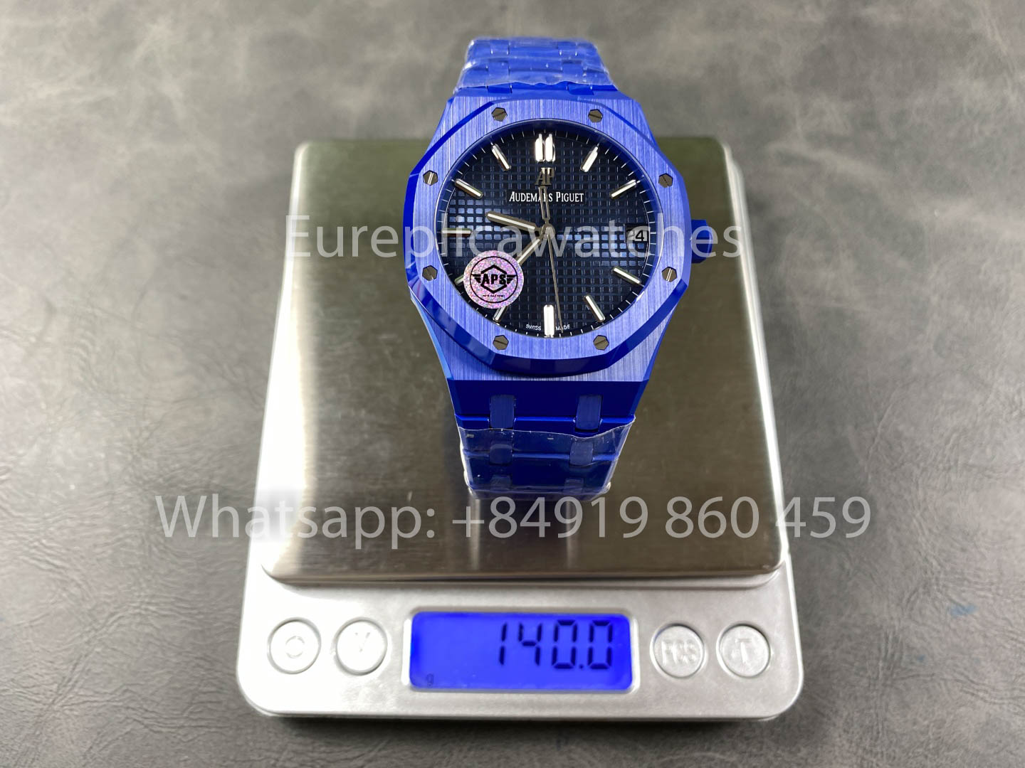 Audemars Piguet Royal Oak 15500ST quadrante blu versione migliore 1:1 Blu ceramica Cassa APS Fabbrica