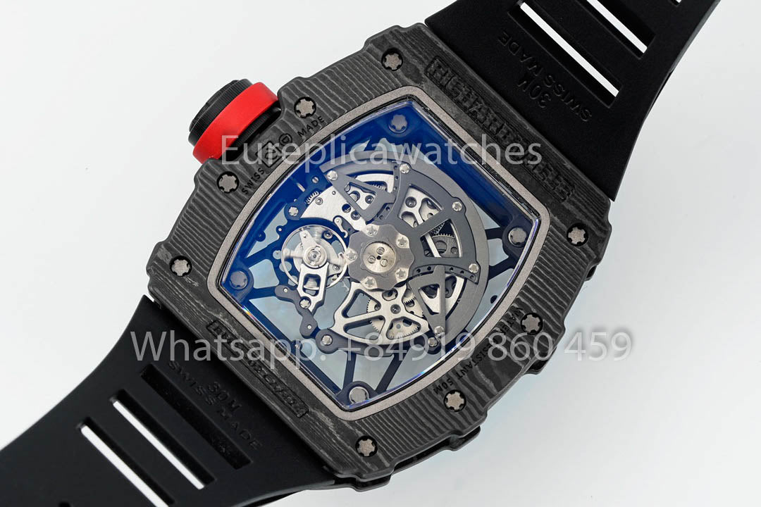 Richard Mille RM035-02 Rafael Nadal versione migliore 1:1 APS Fabbrica Nero cinturino
