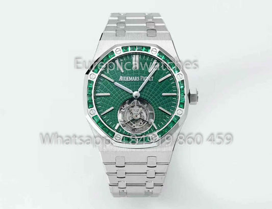 Audemars Piguet Royal Oak Tourbillon 26530ST.OO.1220ST.01 BBS Fabbrica versione migliore 1:1 quadrante verde