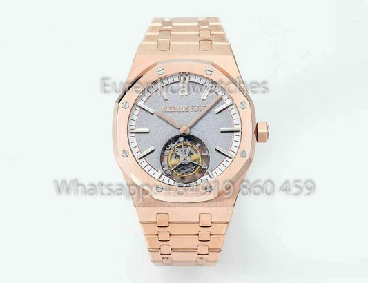 Audemars Piguet Royal Oak Tourbillon 26530ST.OO.1220ST.01 BBS Fabbrica versione migliore 1:1 frosted quadrante argento RG
