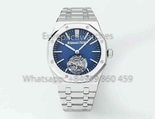 Audemars Piguet Royal Oak Tourbillon 26530ST.OO.1220ST.01 BBS Fabbrica versione migliore 1:1 Blu Argento