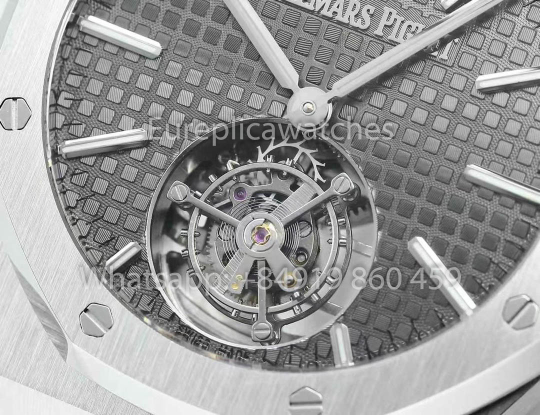 Audemars Piguet Royal Oak Tourbillon 26530ST.OO.1220ST.01 BBS Fabbrica versione migliore 1:1 Grigio Argento