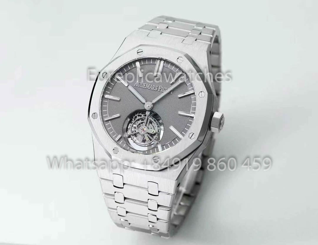 Audemars Piguet Royal Oak Tourbillon 26530ST.OO.1220ST.01 BBS Fabbrica versione migliore 1:1 Grigio smooth quadrante