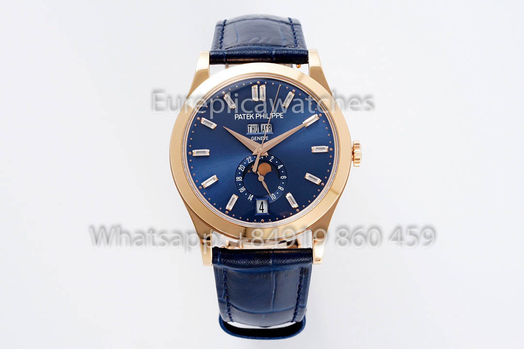 Patek Philippe Complications 5396R-015  PPF Fabbrica versione migliore 1:1 Blue Dial Rose Gold
