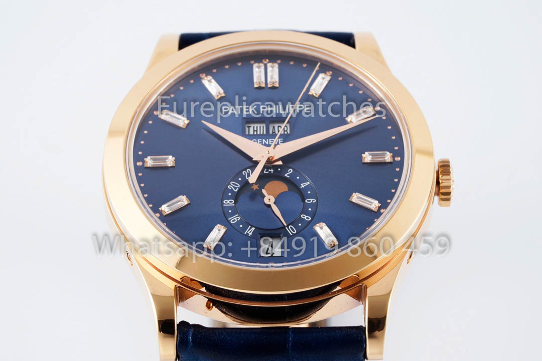Patek Philippe Complications 5396R-015  PPF Fabbrica versione migliore 1:1 Blue Dial Rose Gold