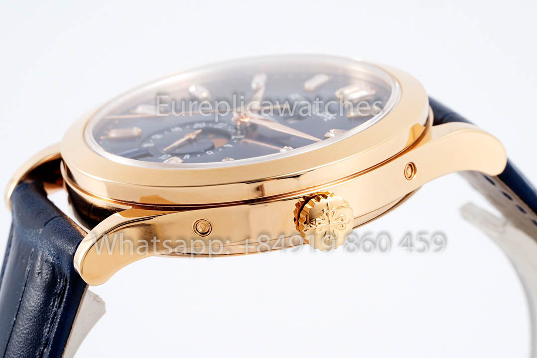 Patek Philippe Complications 5396R-015  PPF Fabbrica versione migliore 1:1 Blue Dial Rose Gold