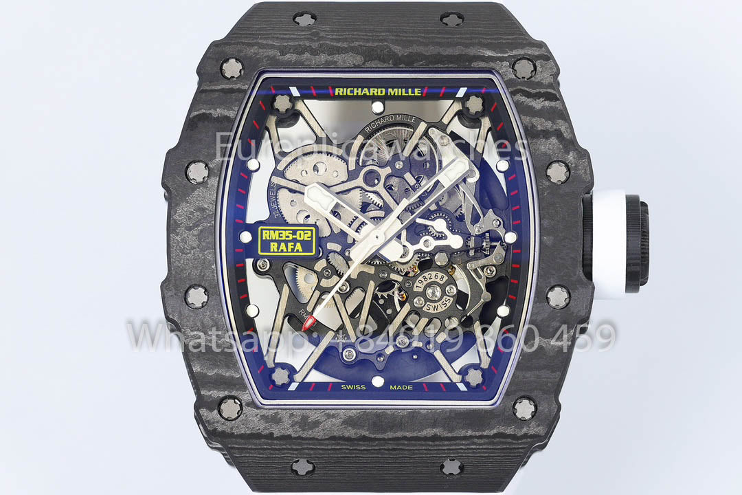 Richard Mille RM35-02 Rafael Nadal Carbon TPT versione migliore 1:1 ZF Fabbrica 2025 Version