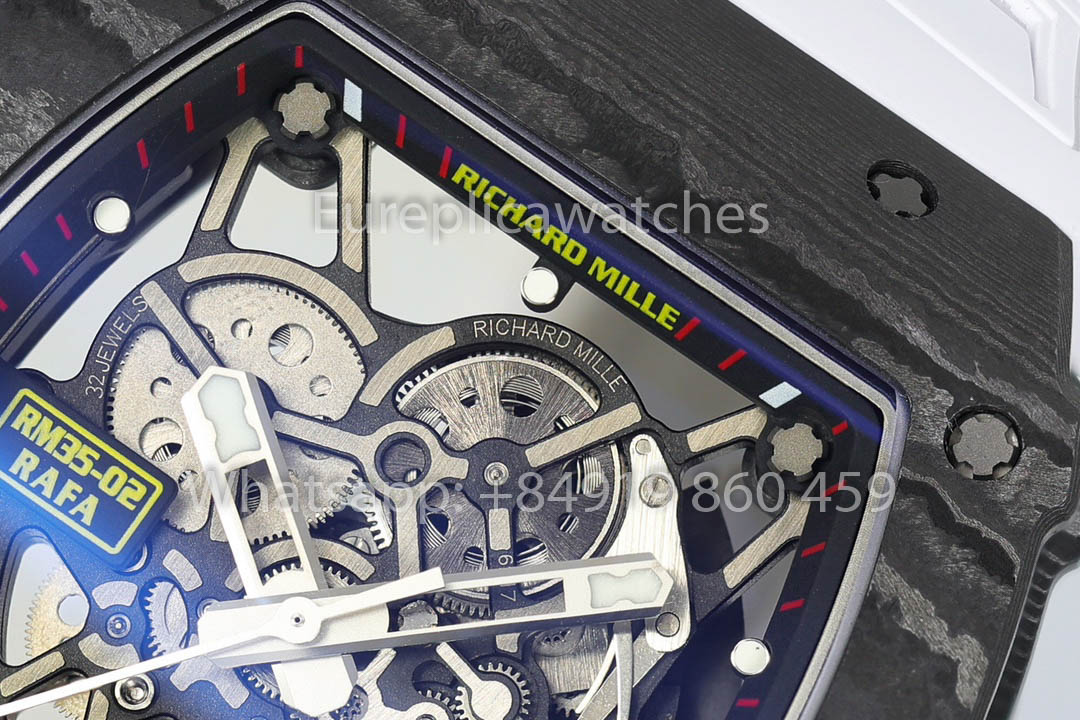 Richard Mille RM35-02 Rafael Nadal Carbon TPT versione migliore 1:1 ZF Fabbrica 2025 Version