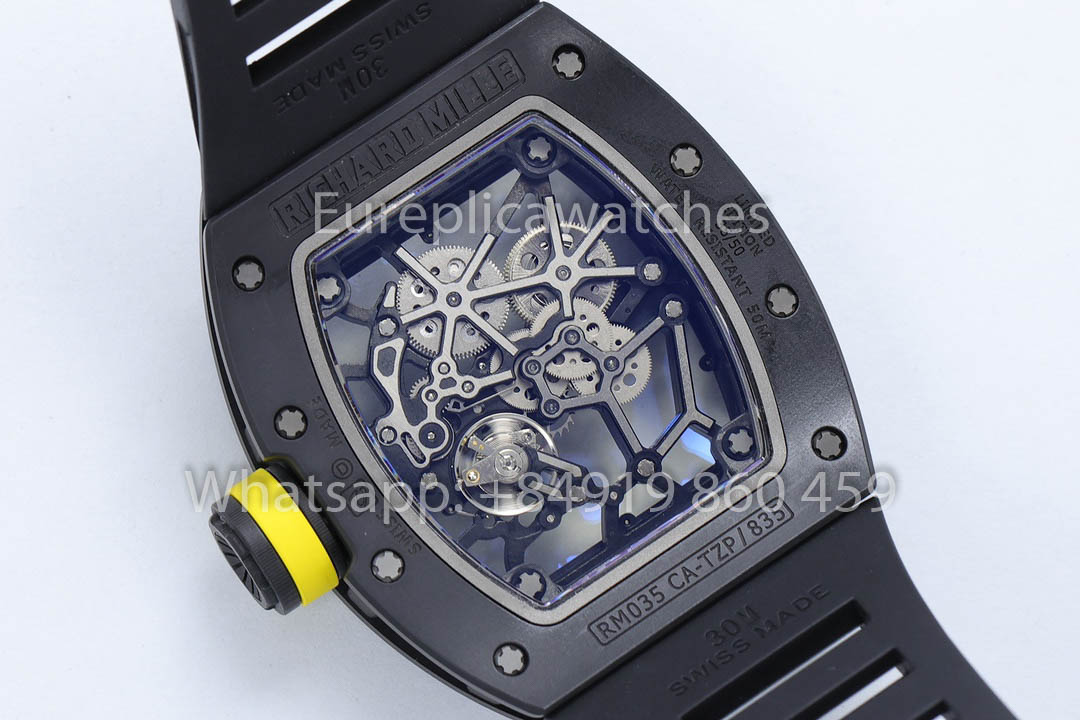 Richard Mille RM035 Americas Gold Toro versione migliore 1:1 ZF Fabbrica