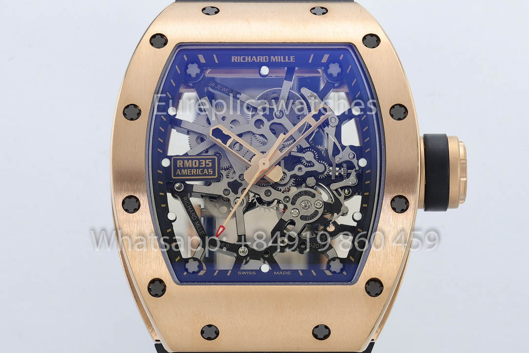 Richard Mille RM035 Americas Gold Toro versione migliore 1:1 ZF Fabbrica