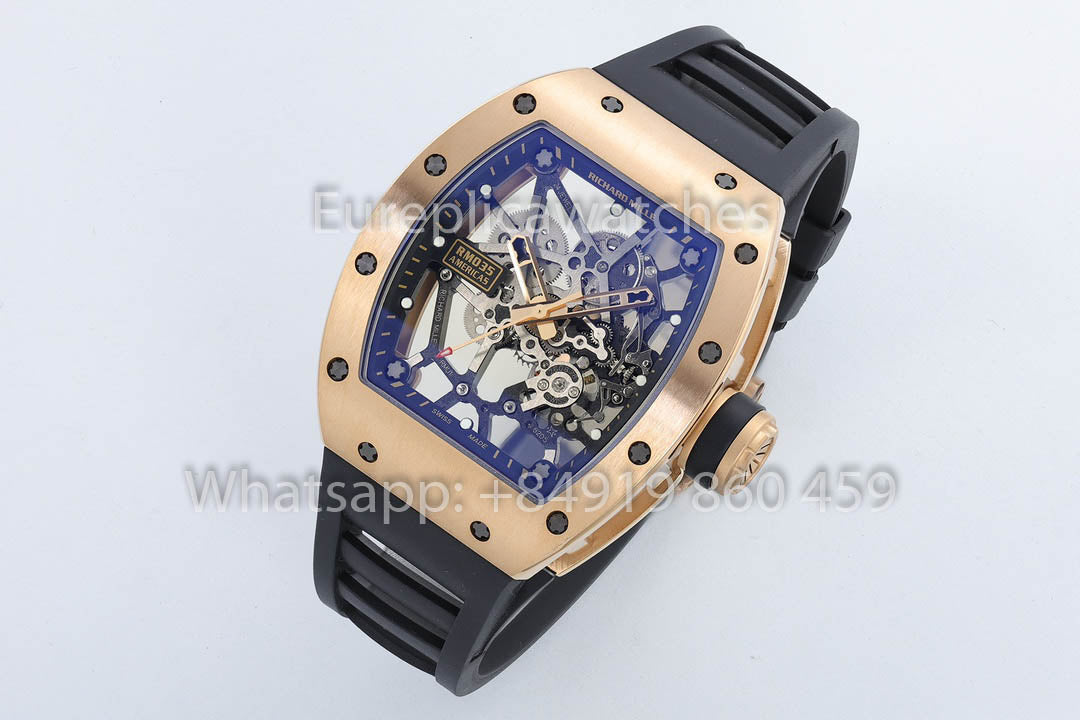 Richard Mille RM035 Americas Gold Toro versione migliore 1:1 ZF Fabbrica