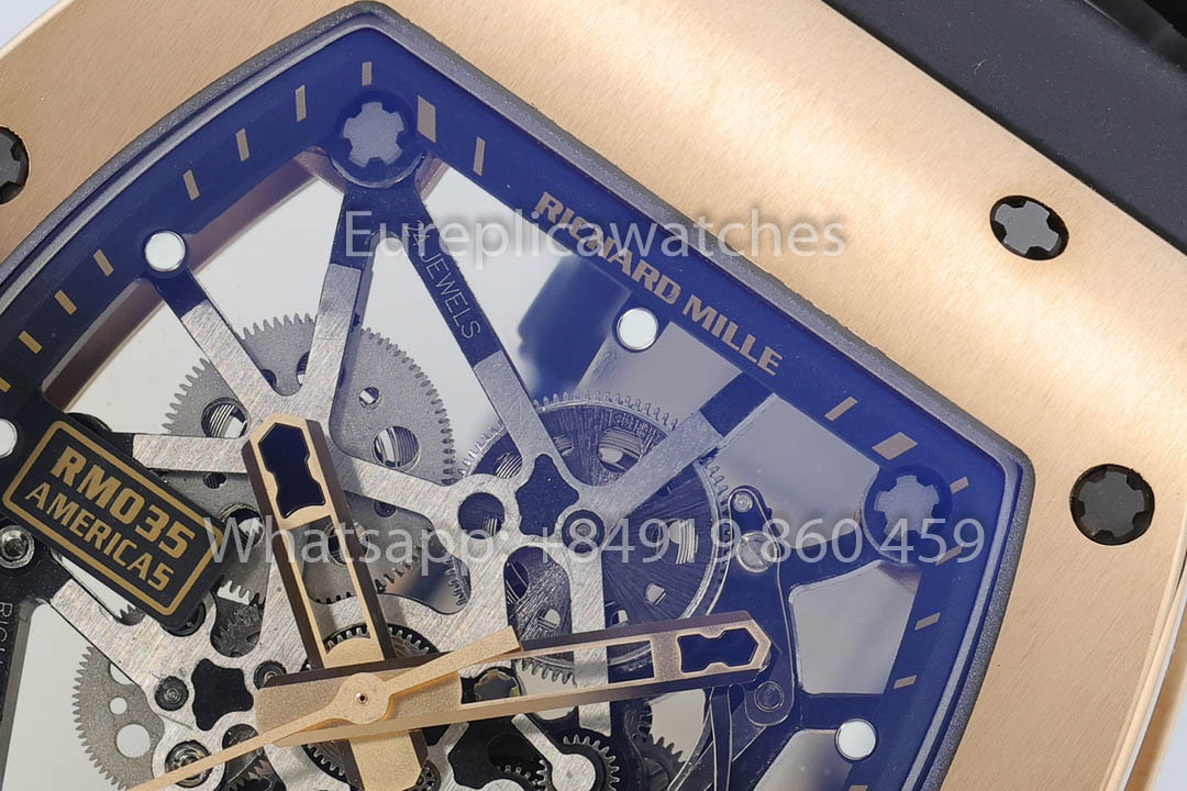 Richard Mille RM035 Americas Gold Toro versione migliore 1:1 ZF Fabbrica