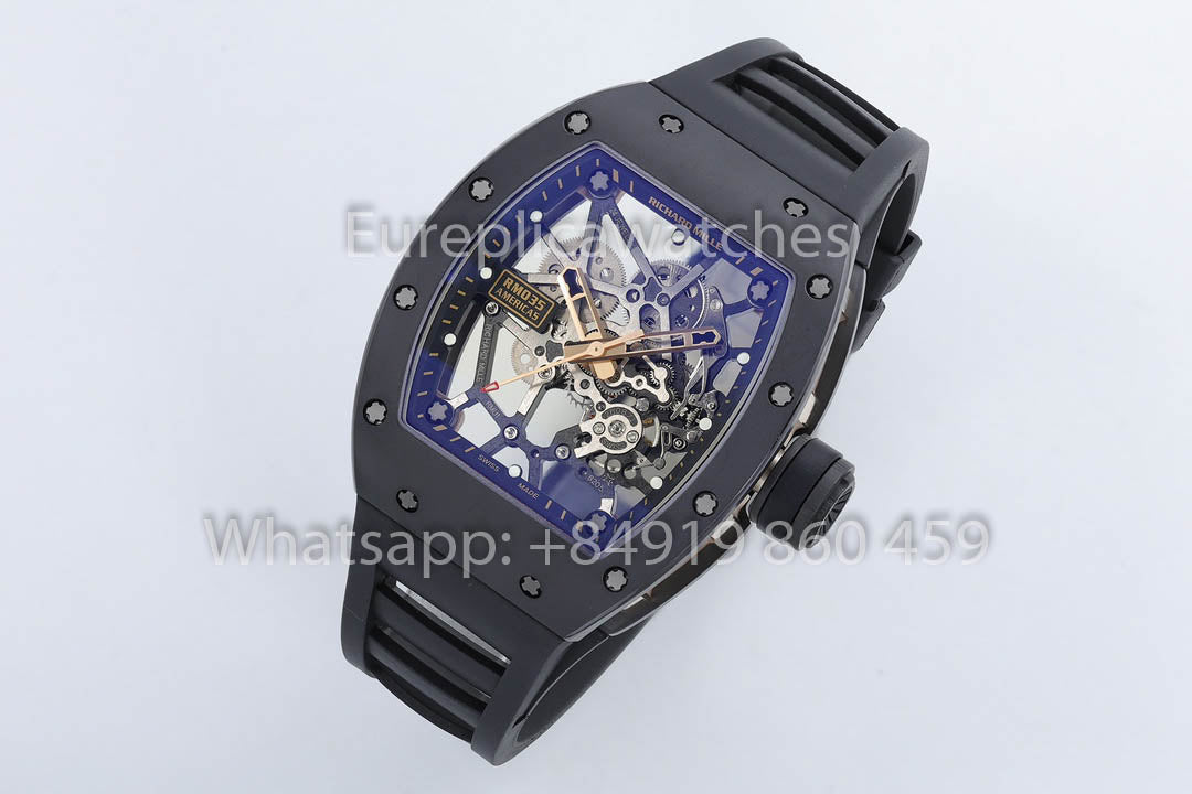 Richard Mille RM035 Americas Black Toro versione migliore 1:1 ZF Fabbrica