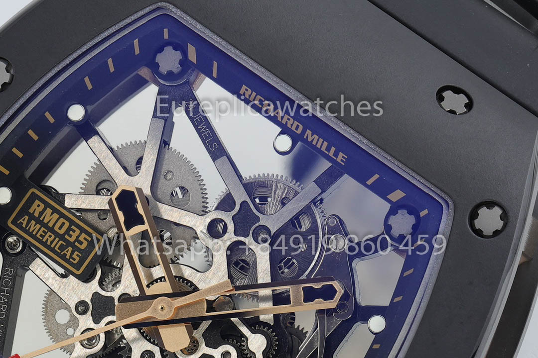 Richard Mille RM035 Americas Black Toro versione migliore 1:1 ZF Fabbrica