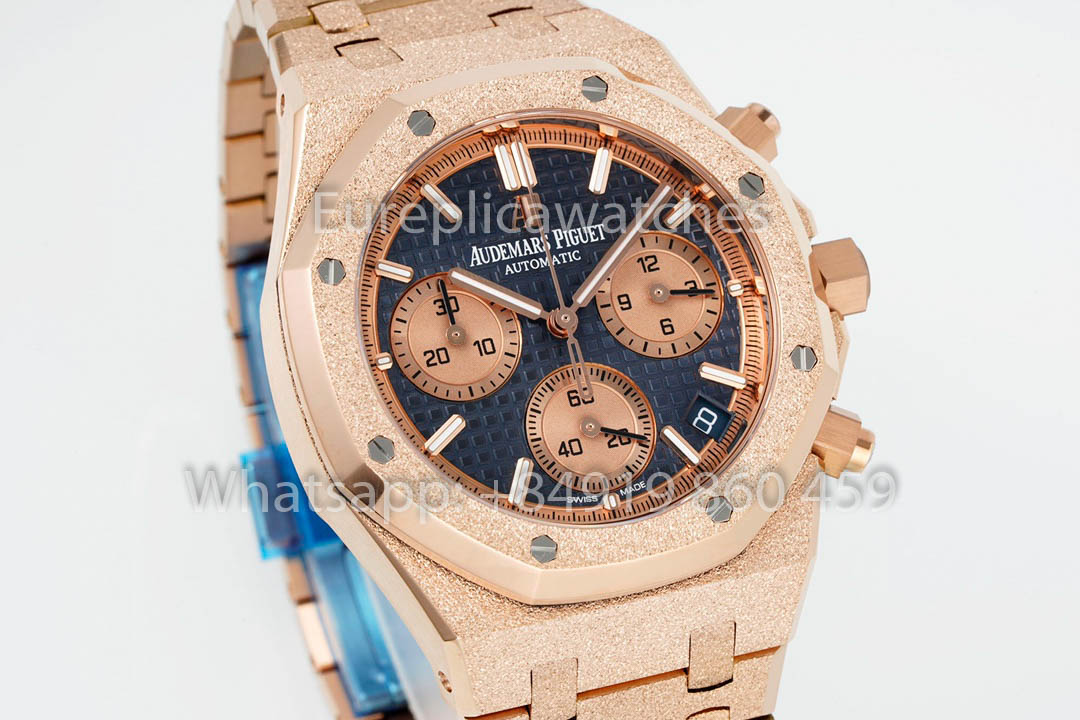 Audemars Piguet Royal Oak 26239OR quadrante blu Frosted Oro 41mm APS Fabbrica versione migliore 1:1