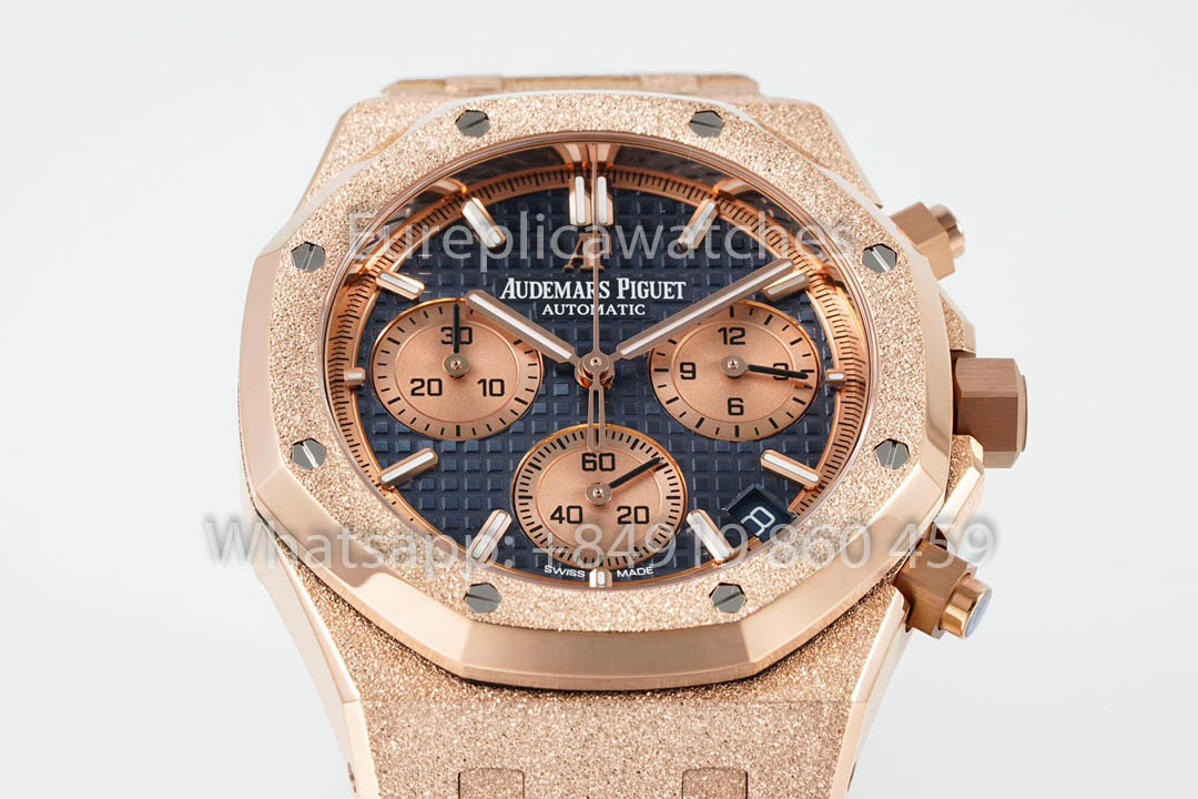 Audemars Piguet Royal Oak 26239OR quadrante blu Frosted Oro 41mm APS Fabbrica versione migliore 1:1