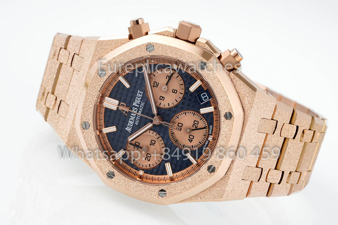 Audemars Piguet Royal Oak 26239OR quadrante blu Frosted Oro 41mm APS Fabbrica versione migliore 1:1