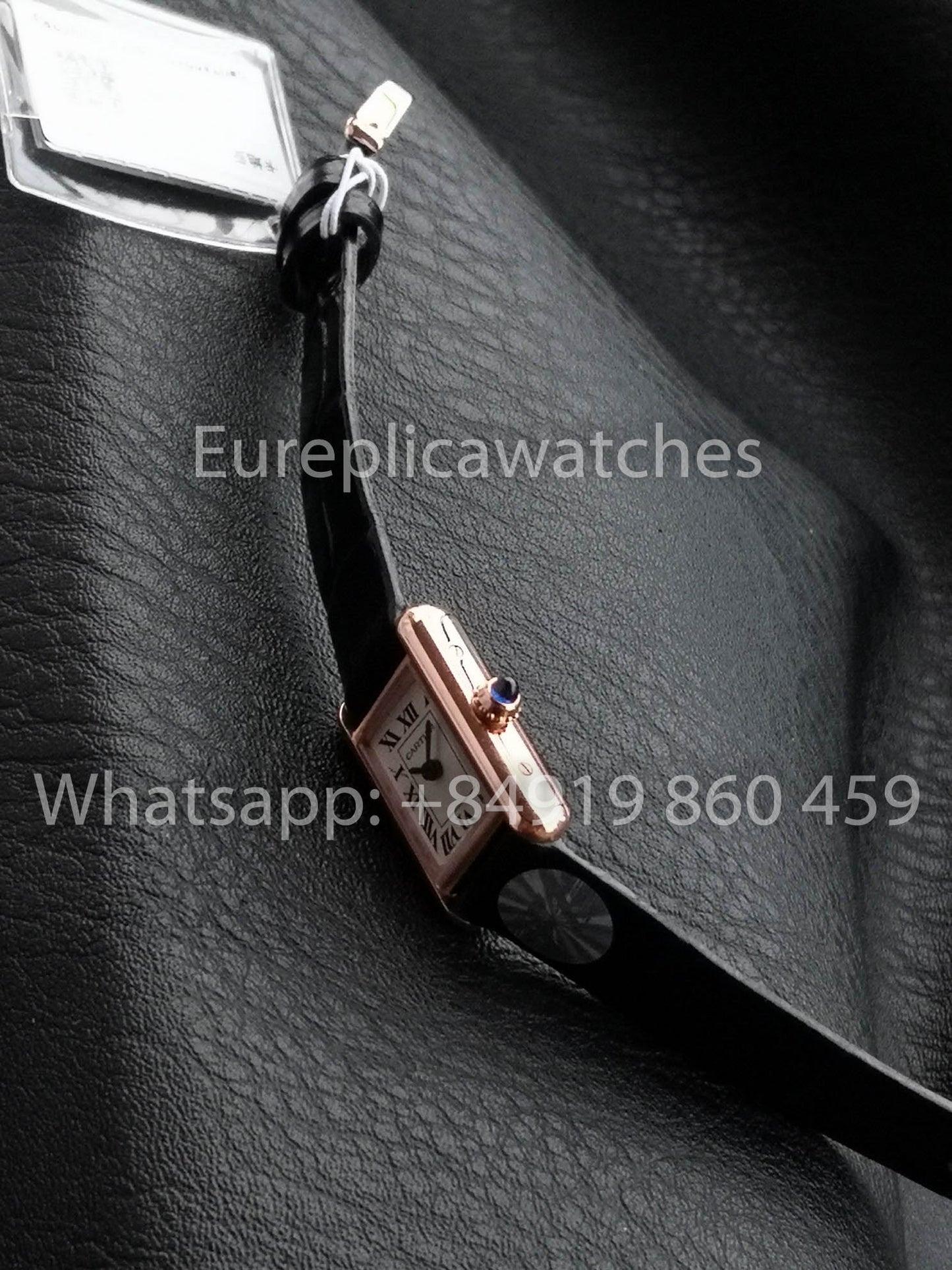 Cartier Tank TANK LOUIS CARTIER Mini  versione migliore 1:1 F1 Fabbrica quadrante bianco Rosa Oro