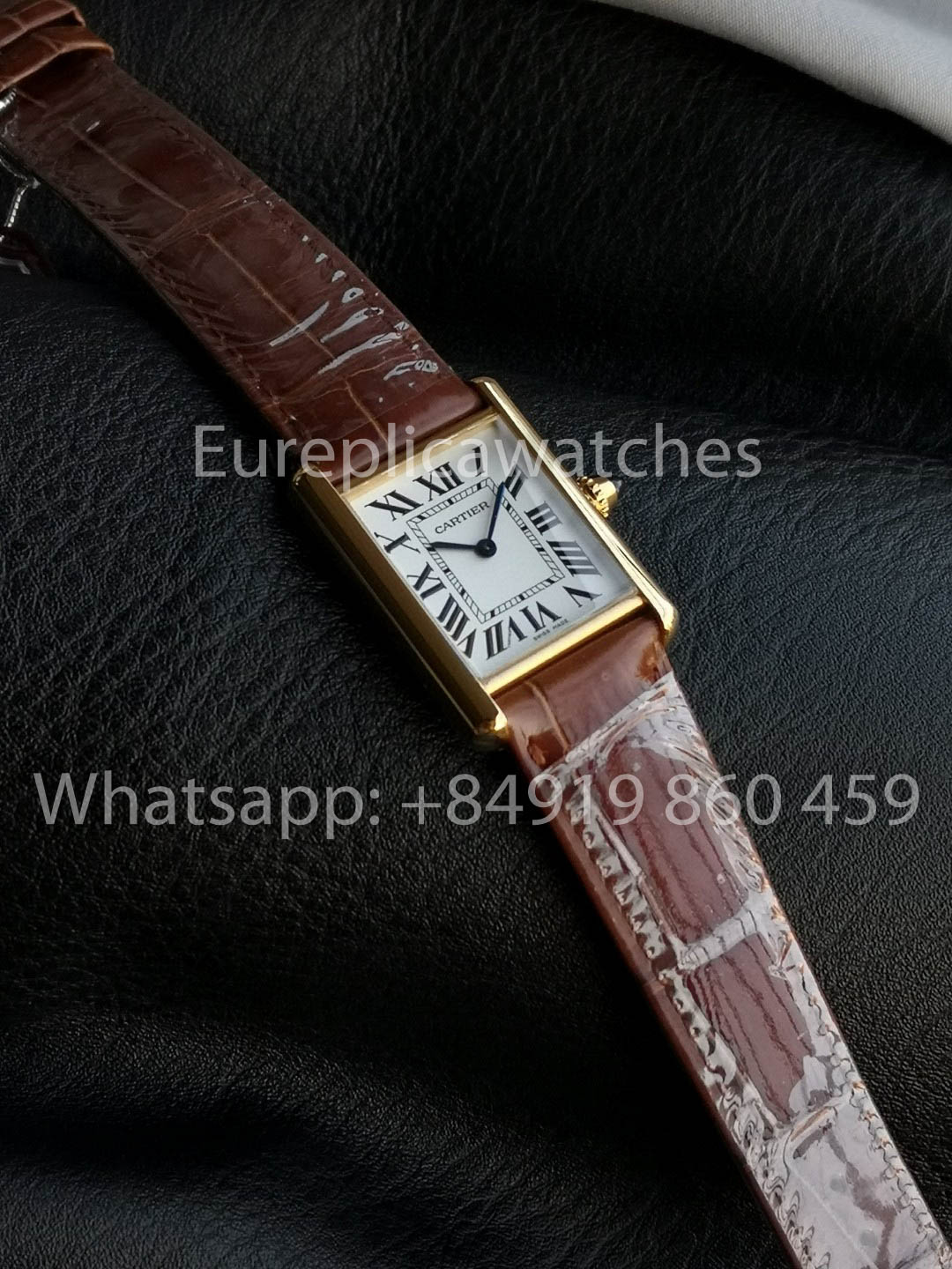 Cartier Tank TANK LOUIS CARTIER “Latest Hues” Edizione versione migliore 1:1 F1 Fabbrica Brown cinturino