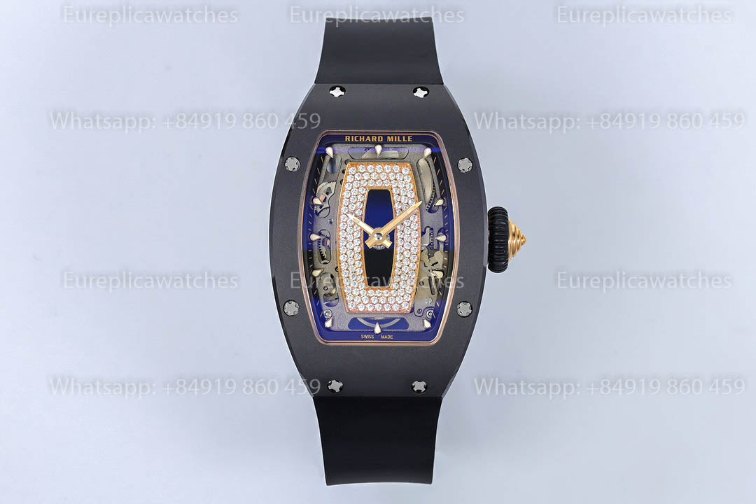Richard Mille RM 07-01 Black Ceramic Black -Lip versione migliore 1:1 ZF Fabbrica