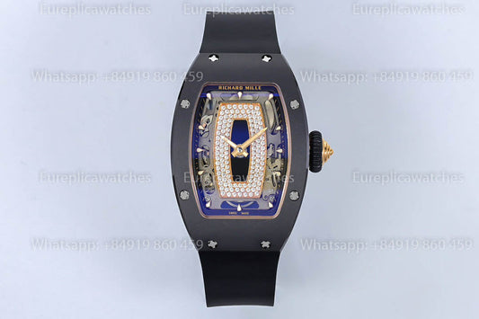 Richard Mille RM 07-01 Black Ceramic Black -Lip versione migliore 1:1 ZF Fabbrica