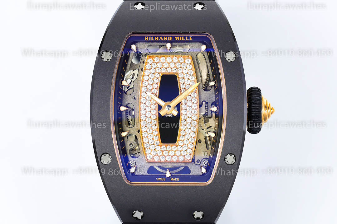 Richard Mille RM 07-01 Black Ceramic Black -Lip versione migliore 1:1 ZF Fabbrica