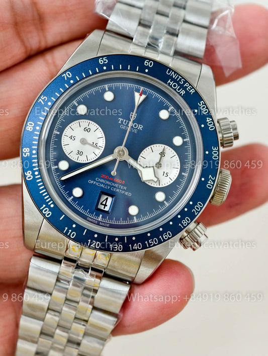 Tudor BlackBay 58 Silver Ag925 79010SG-0001 ZF Fabbrica versione migliore 1:1 Blue Dial