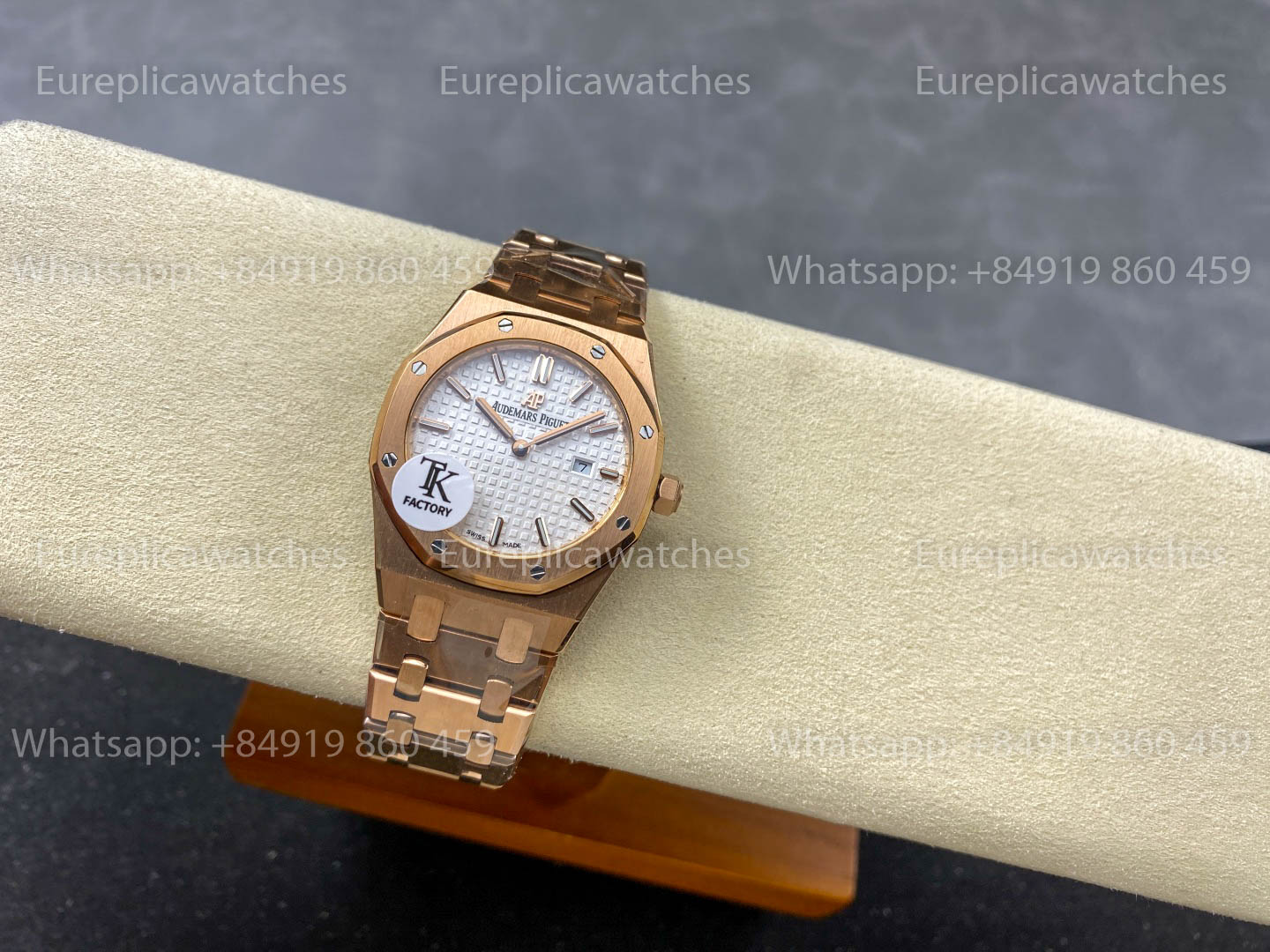 Audemars Piguet Royal Oak Quartz 33mm 67651 RS-F White Dial TK Fabbrica versione migliore 1:1