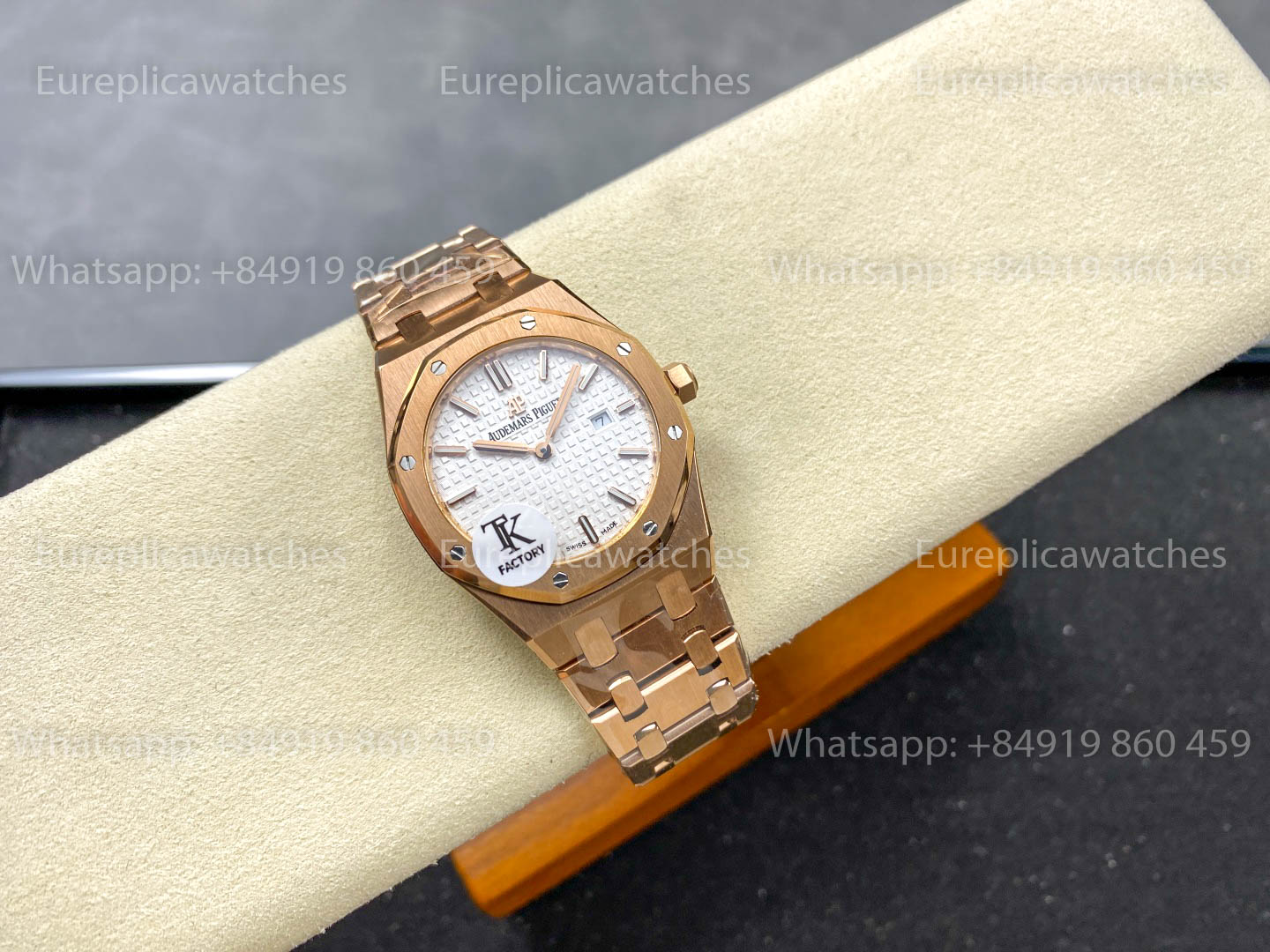 Audemars Piguet Royal Oak Quartz 33mm 67651 RS-F White Dial TK Fabbrica versione migliore 1:1