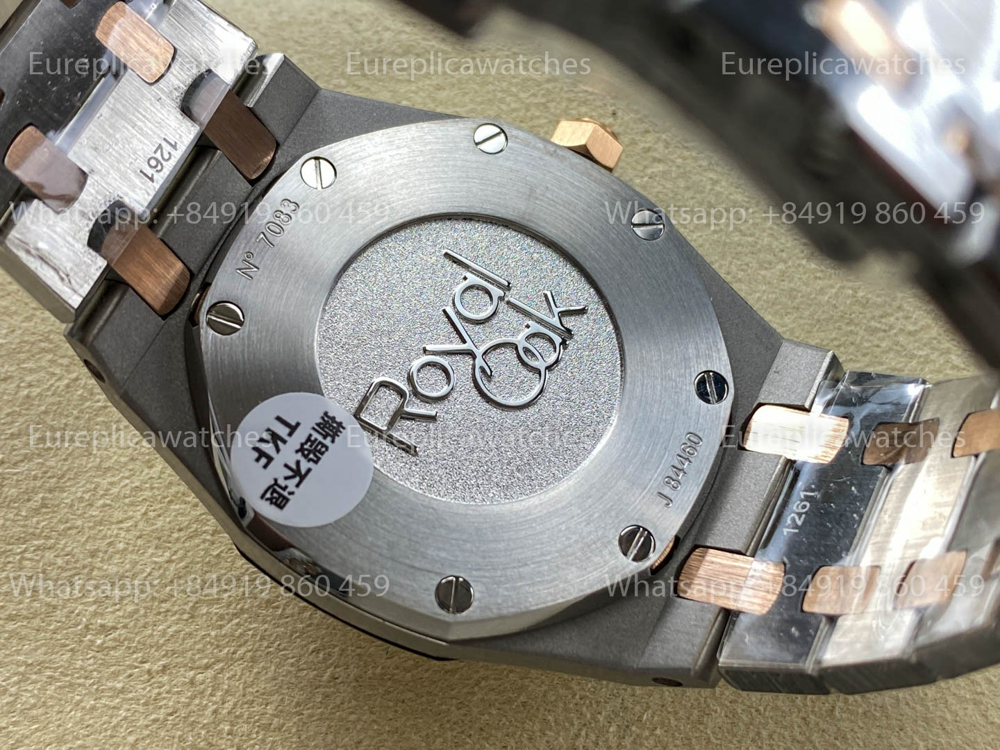 Audemars Piguet Royal Oak Quartz 33mm 67651 Rose gold Black Dial TK Fabbrica versione migliore 1:1