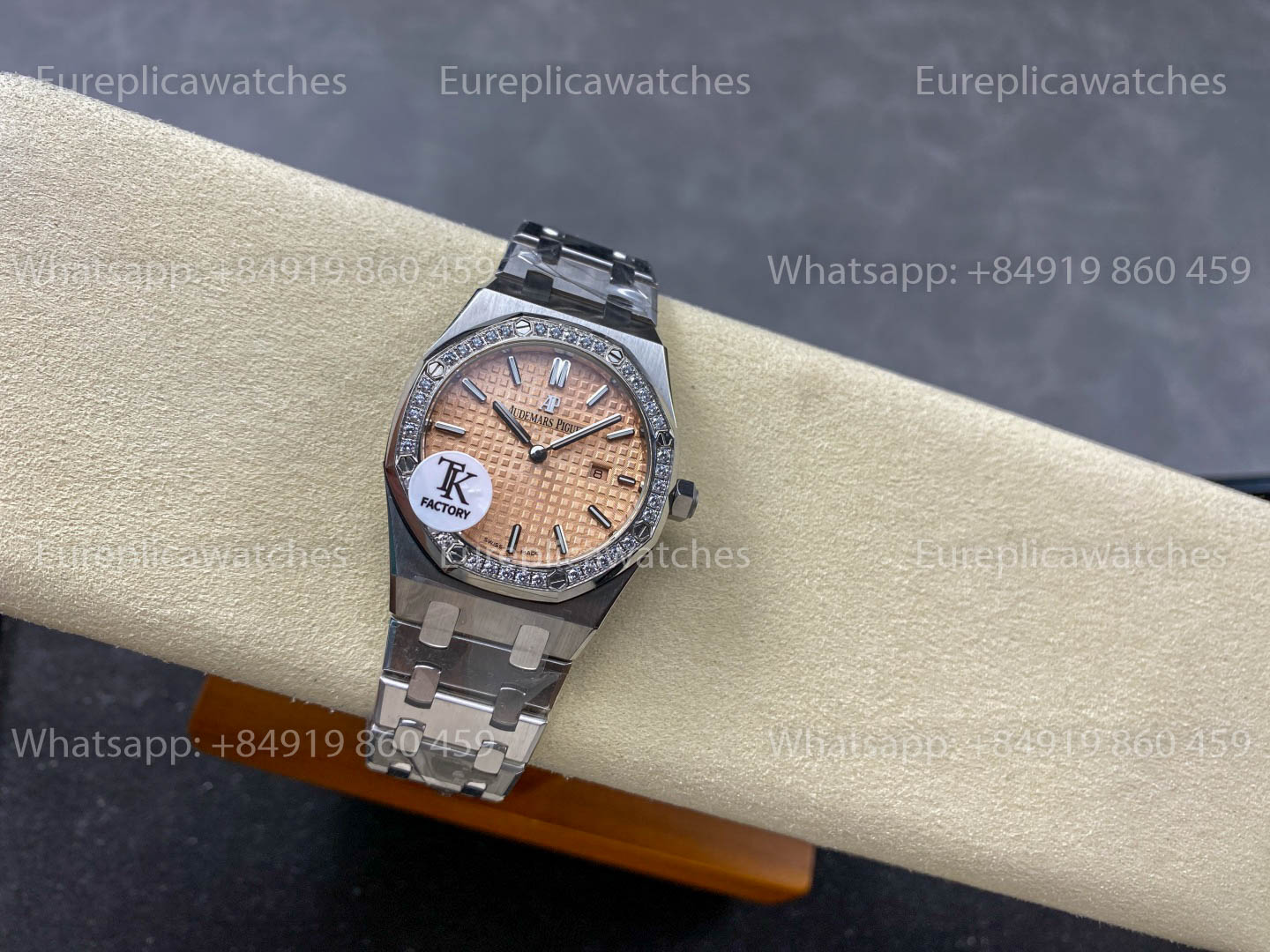 Audemars Piguet Royal Oak Quartz 33mm 67651SR Yellow Diamonds Dial TK Fabbrica versione migliore 1:1