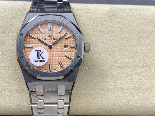 Audemars Piguet Royal Oak Quartz 33mm 67651SR Yellow Dial TK Fabbrica versione migliore 1:1