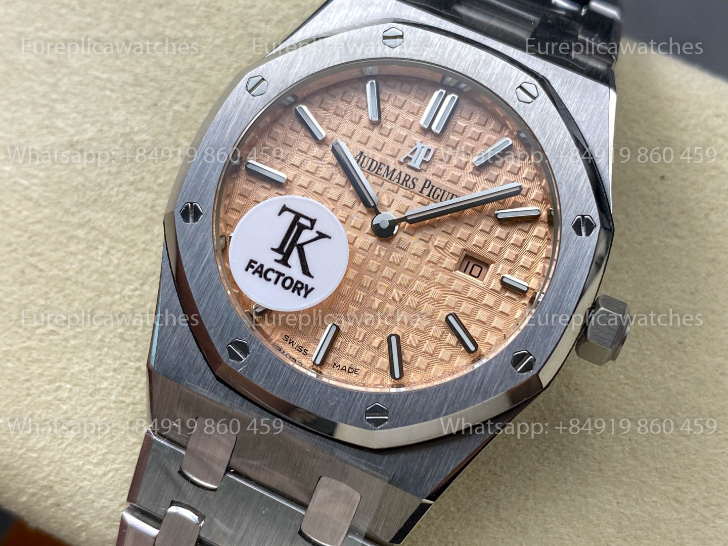 Audemars Piguet Royal Oak Quartz 33mm 67651SR Yellow Dial TK Fabbrica versione migliore 1:1
