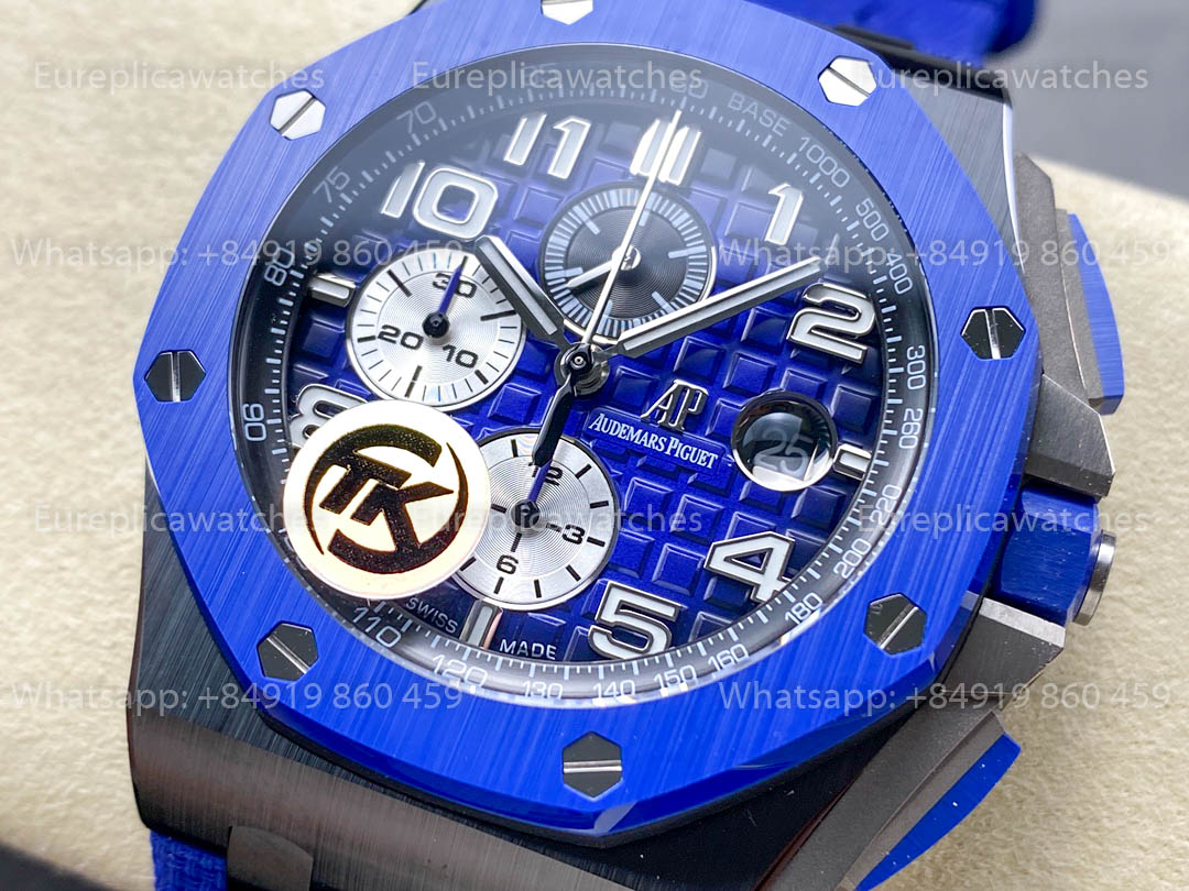 Audemars Piguet Royal Oak Offshore 26405ce.Oo.A030ca.01 TK Fabbrica versão melhor 1:1 Blue Ceramic