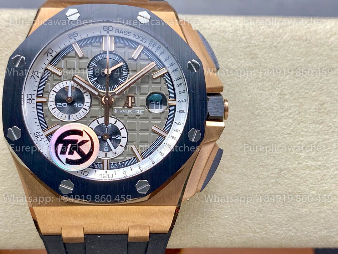 Audemars Piguet Royal Oak Offshore 26408OR TK Fabbrica versione migliore 1:1 Rose gold Black cinturino