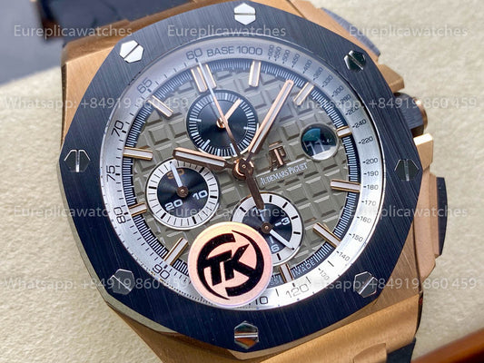 Audemars Piguet Royal Oak Offshore 26408OR TK Fabbrica versione migliore 1:1 Rose gold Black cinturino