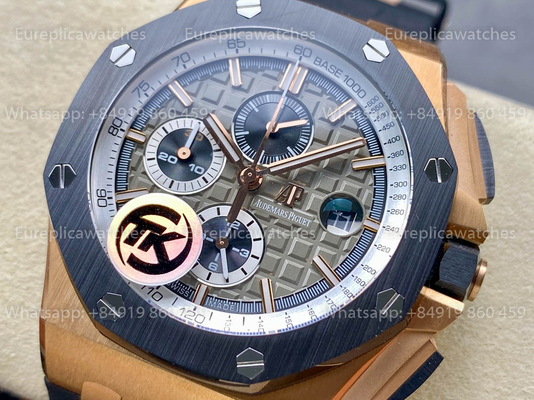 Audemars Piguet Royal Oak Offshore 26408OR TK Fabbrica versione migliore 1:1 Rose gold Black cinturino