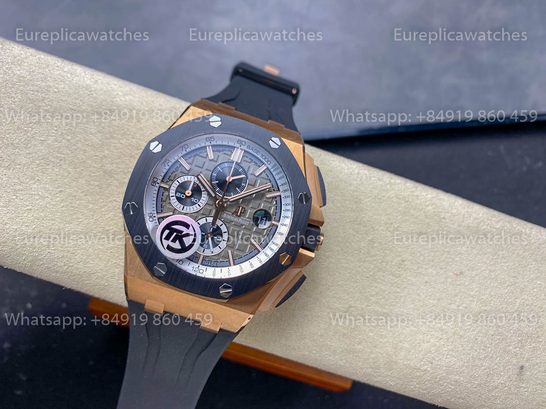 Audemars Piguet Royal Oak Offshore 26408OR TK Fabbrica versione migliore 1:1 Rose gold Black cinturino