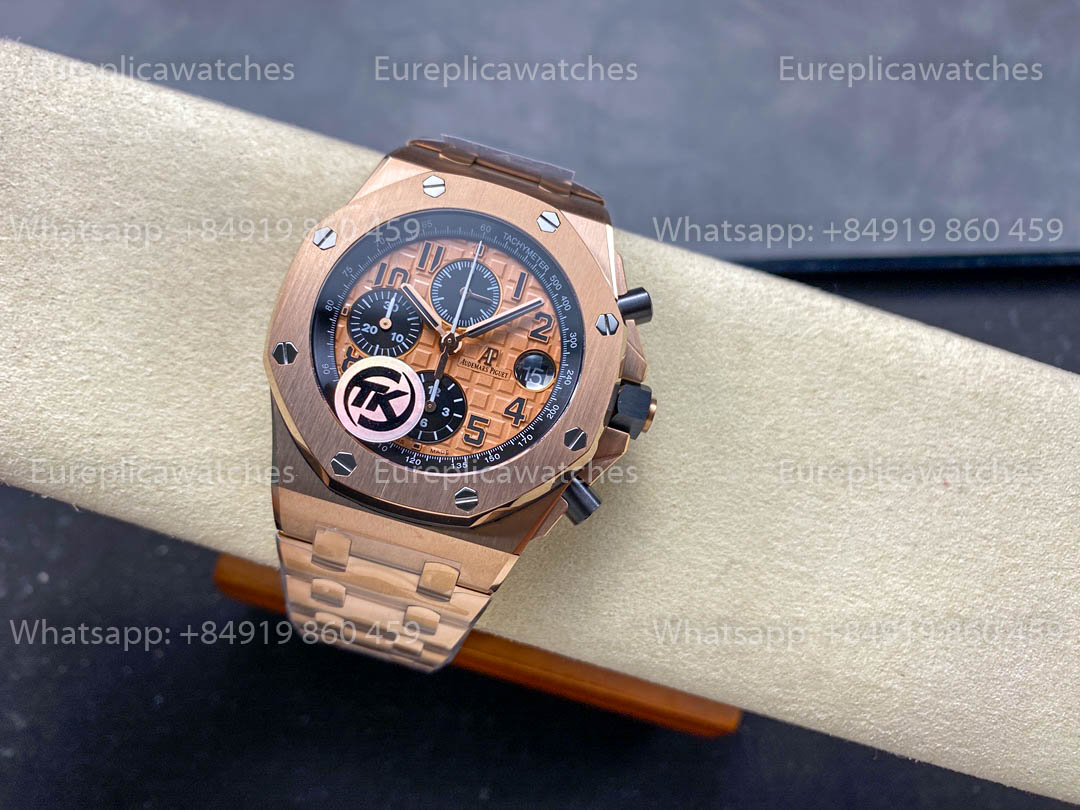 Audemars Piguet Royal Oak Offshore 26400 / 26238 / 26470 Series Rose Gold Dial TK Fabbrica acciaio inossidabile